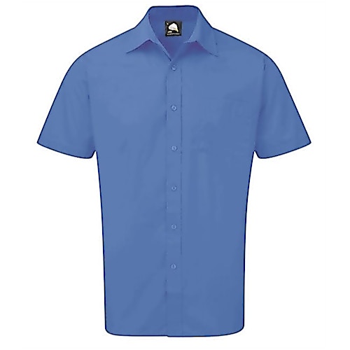 ORN Essential Short Sleeve Shirt Mid Blue